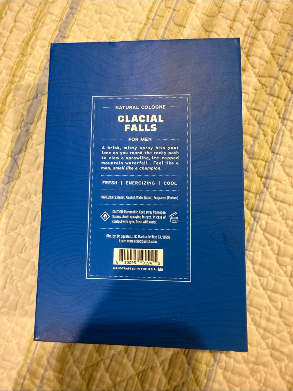 Dr. Squatch Glacial Falls Men's Cologne - Blue - Picture 2 of 4